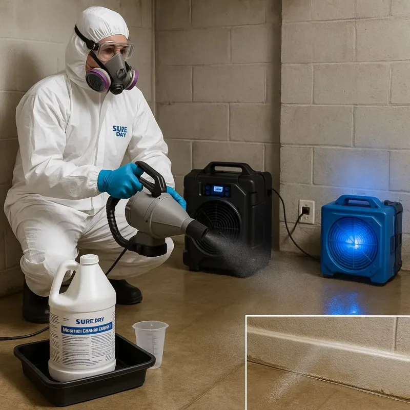 Sanitization and Odor Removal process in Montclair, CA